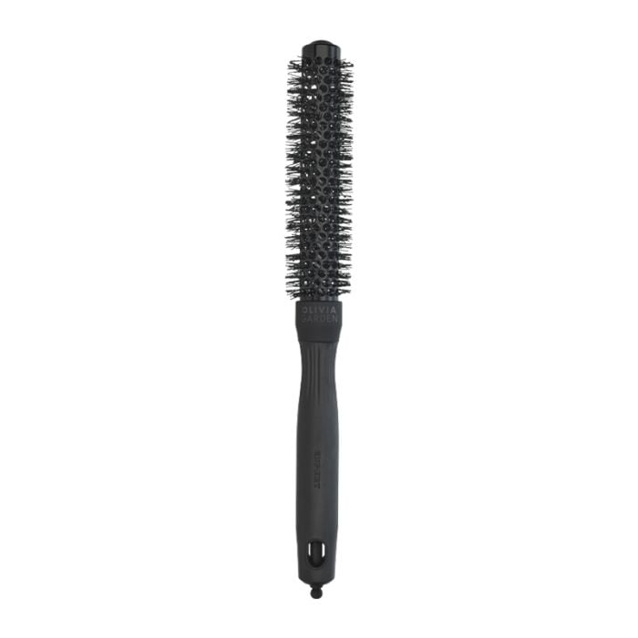 Olivia Garden Expert Blowout Speed Brush Wavy Bristles Black Label 20mm