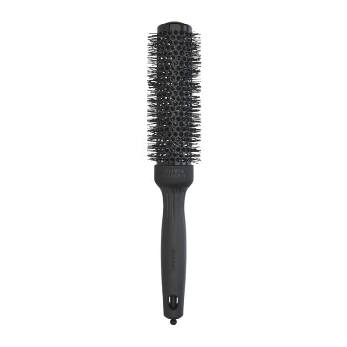 Olivia Garden Expert Blowout Speed Brush Wavy Bristles Black Label 35mm