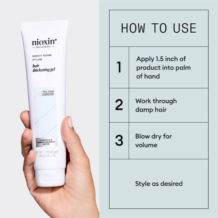 Nioxin Density Defend Styling Thickening Gel 140ml