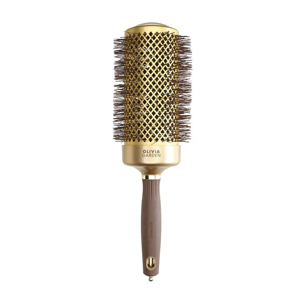 Olivia Garden Expert Blowout Speed Wavy Bristles Gold & Brown 65mm
