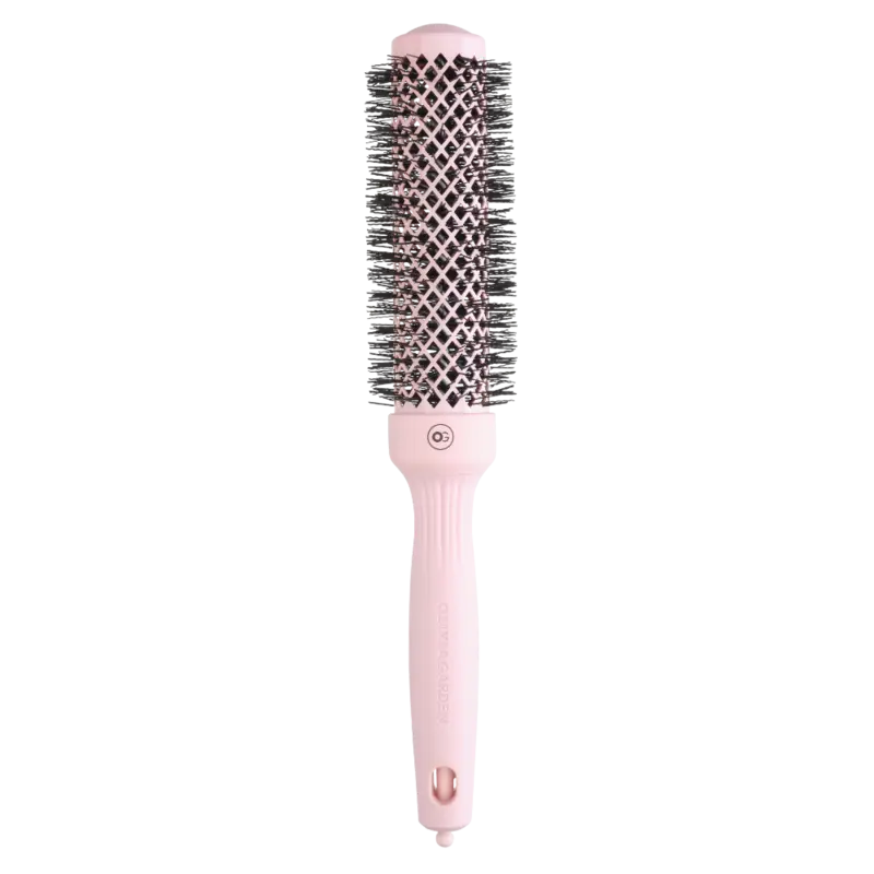 Olivia Garden Expert Blowout Speed Wavy Bristles Pastel Pink Brush 35mm