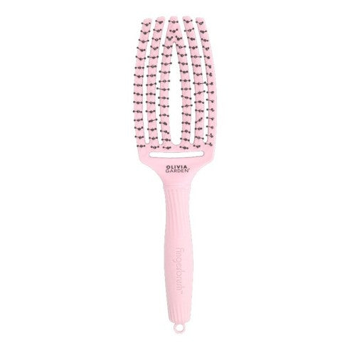 Olivia Garden Fingerbrush Combo Pastel Pink Medium
