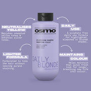 Osmo Daily Blonde Silverising Shampoo 1000ml