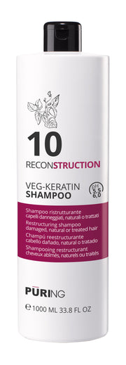 Puring Reconstruction Veg-Keratin Shampoo 1000ml