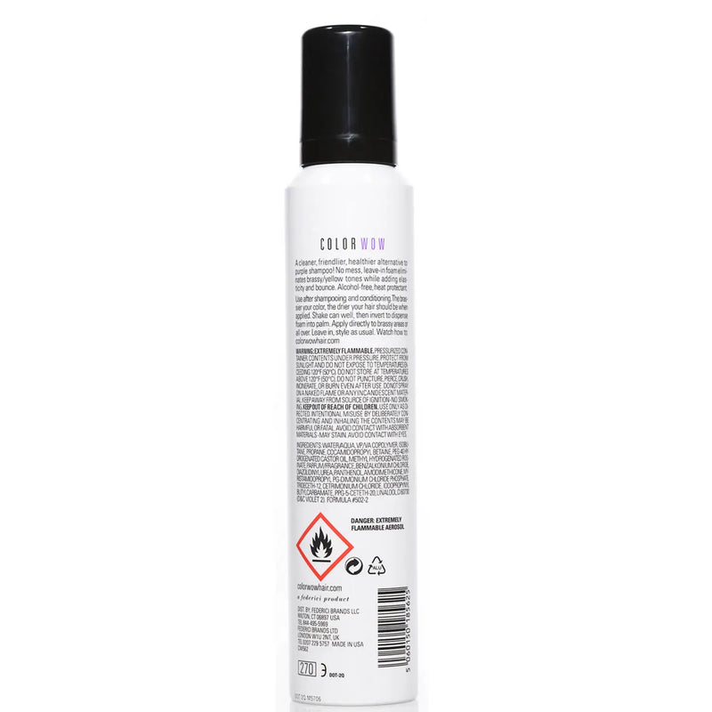 Color Wow Color Control Purple Toning & Styling Foam 200ml