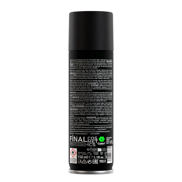 Gabri | Pro Temporary Color Hair Spray Green | OTB Hair