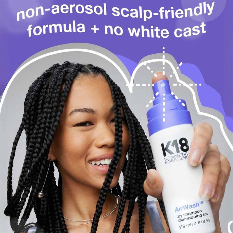 K18 AirWash Dry Shampoo 118ml