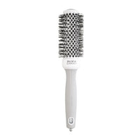 Olivia Garden Expert Blowout Shine Brush White and Grey 35mm