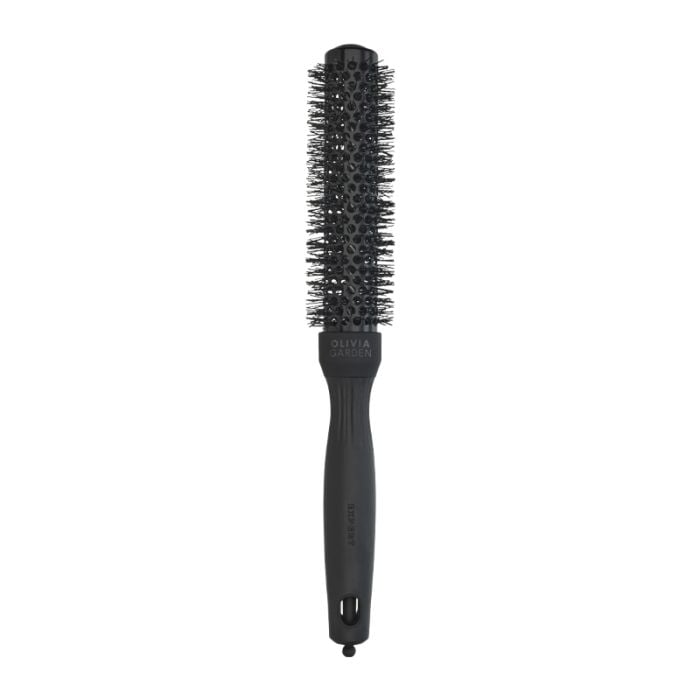 Olivia Garden Expert Blowout Speed Brush Wavy Bristles Black Label 25mm