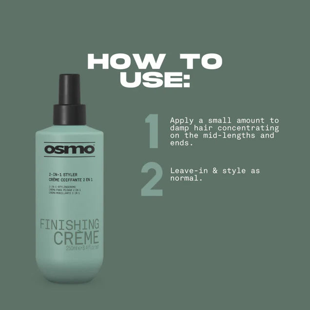 Osmo 2-In-1 Styler Finishing Creme 250ml