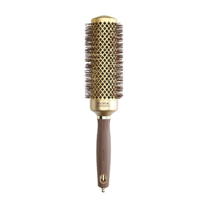 Olivia Garden Expert Blowout Speed Wavy Bristles Gold & Brown 45mm