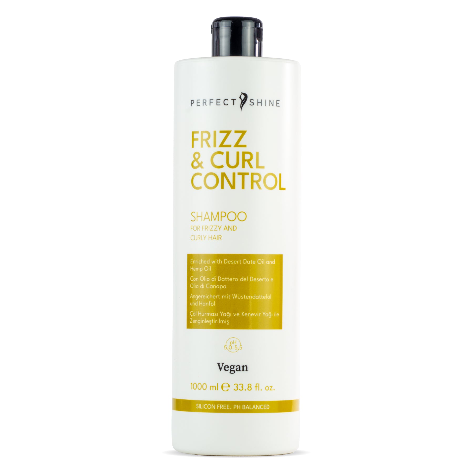 Perfect Shine Frizz & Curl Control Shampoo 1000ml