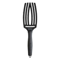 Olivia Garden Fingerbrush Double Bristles Black Medium