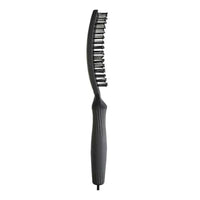Olivia Garden Fingerbrush Double Bristles Black Medium