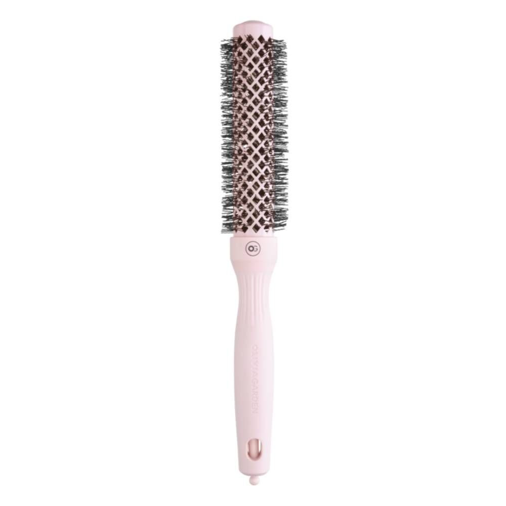 Olivia Garden Expert Blowout Speed Wavy Bristles Pastel Pink Brush 25mm