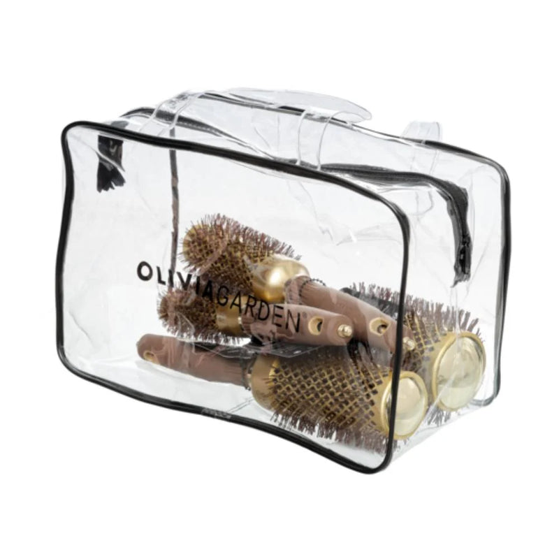 Olivia Garden Expert Blowout Shine Gold & Brown Bag