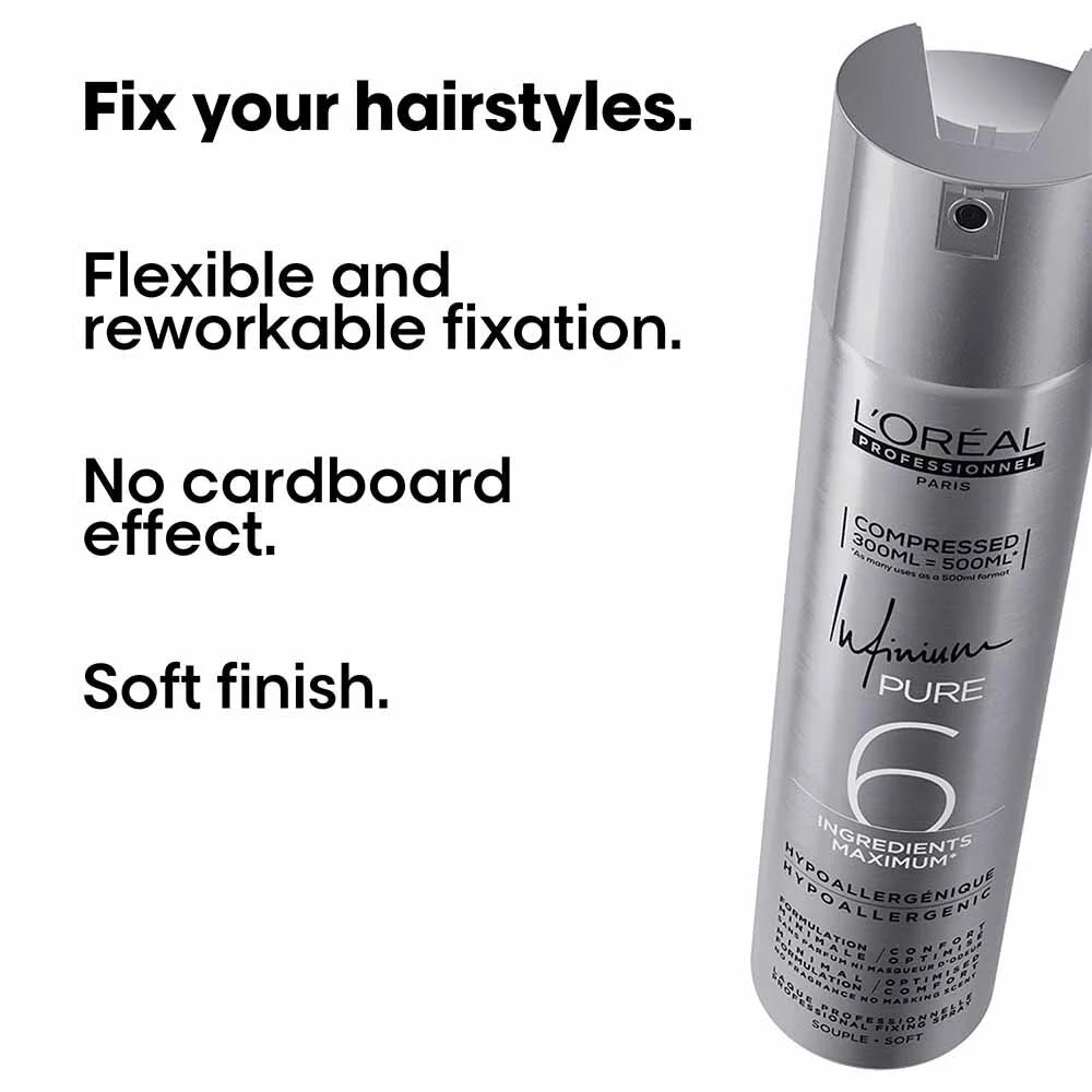 L'Oréal Professionnel Infinium Pure Soft Hair Spray 300ml