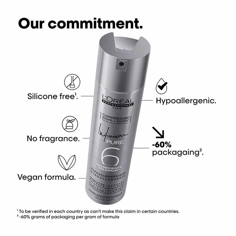 L'Oréal Professionnel Infinium Pure Soft Hair Spray 300ml