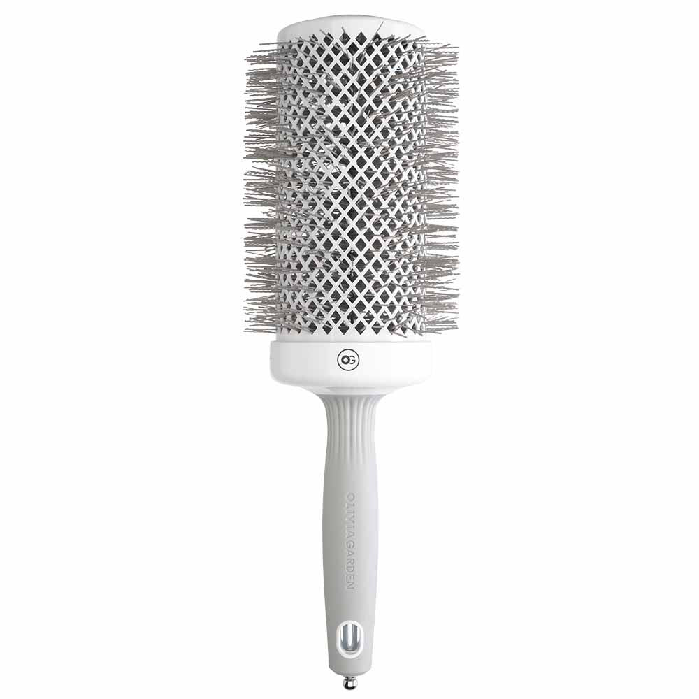Olivia Garden Expert Blowout Speed Brush White and Grey 65mm