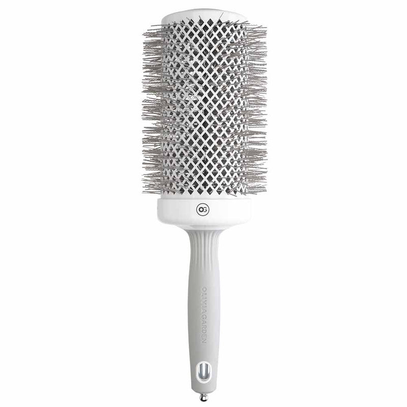 Olivia Garden Expert Blowout Speed Brush White and Grey 65mm