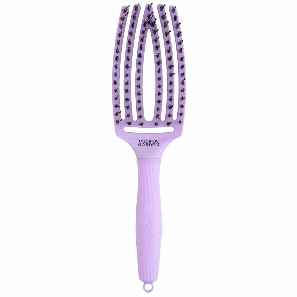 Olivia Garden Fingerbrush Combo Lavender Medium
