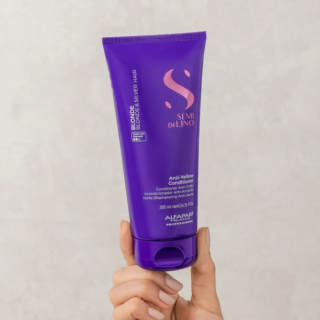 Alfaparf Milano Semi Di Lino Blonde Anti-Yellow Conditioner 200ml