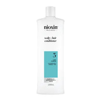 Nioxin System 3 Scalp + Hair Conditioner Coloured/Dry Hair with Light Thinning 1000ml
