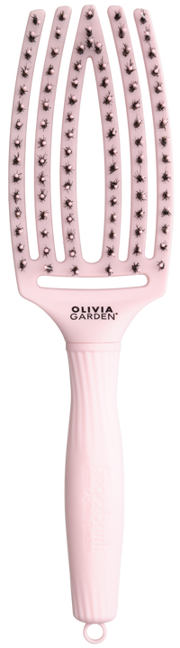 Olivia Garden Fingerbrush Combo Pastel Pink Medium