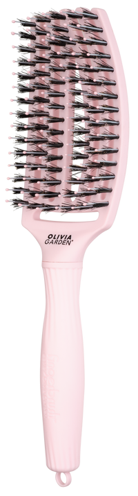 Olivia Garden Fingerbrush Combo Pastel Pink Medium