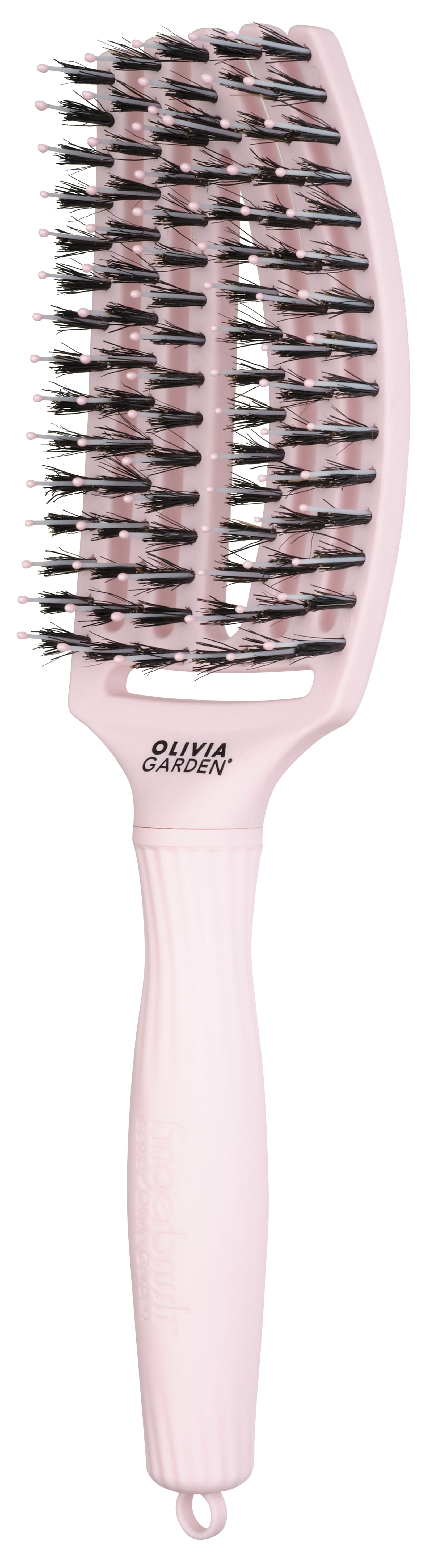 Olivia Garden Fingerbrush Combo Pastel Pink Medium