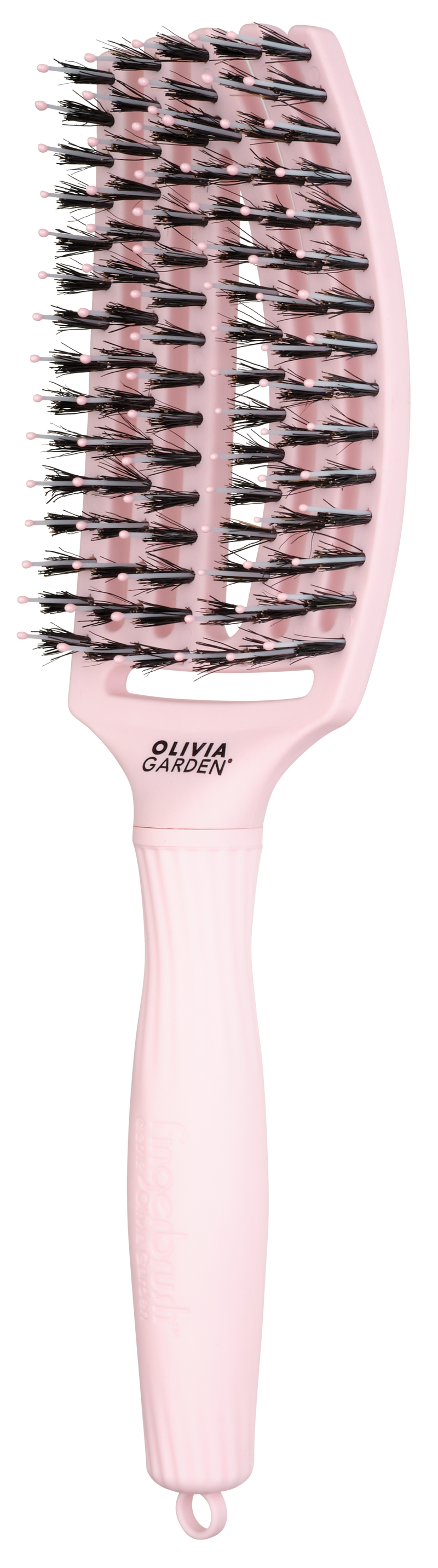 Olivia Garden Fingerbrush Combo Pastel Pink Medium