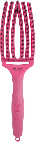 Olivia Garden Fingerbrush Combo Hot Pink Medium