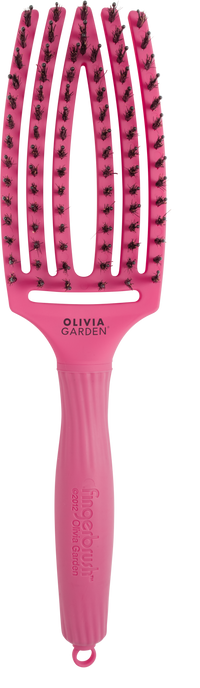 Olivia Garden Fingerbrush Combo Hot Pink Medium