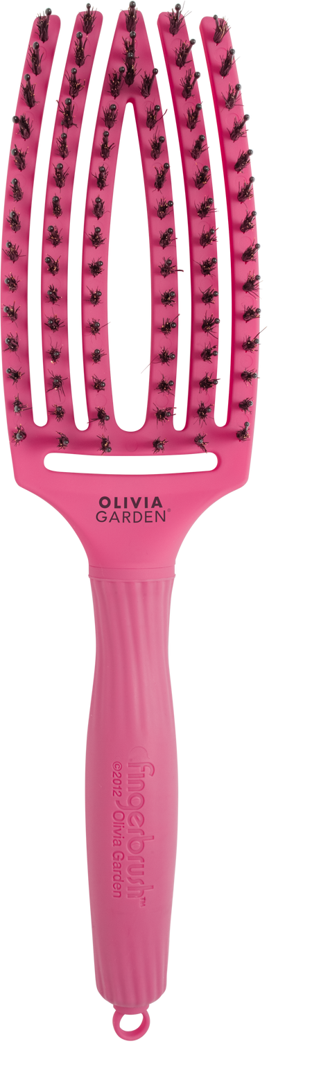 Olivia Garden Fingerbrush Combo Hot Pink Medium