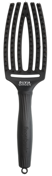 Olivia Garden Fingerbrush Combo Full Black Medium