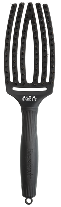 Olivia Garden Fingerbrush Combo Full Black Medium