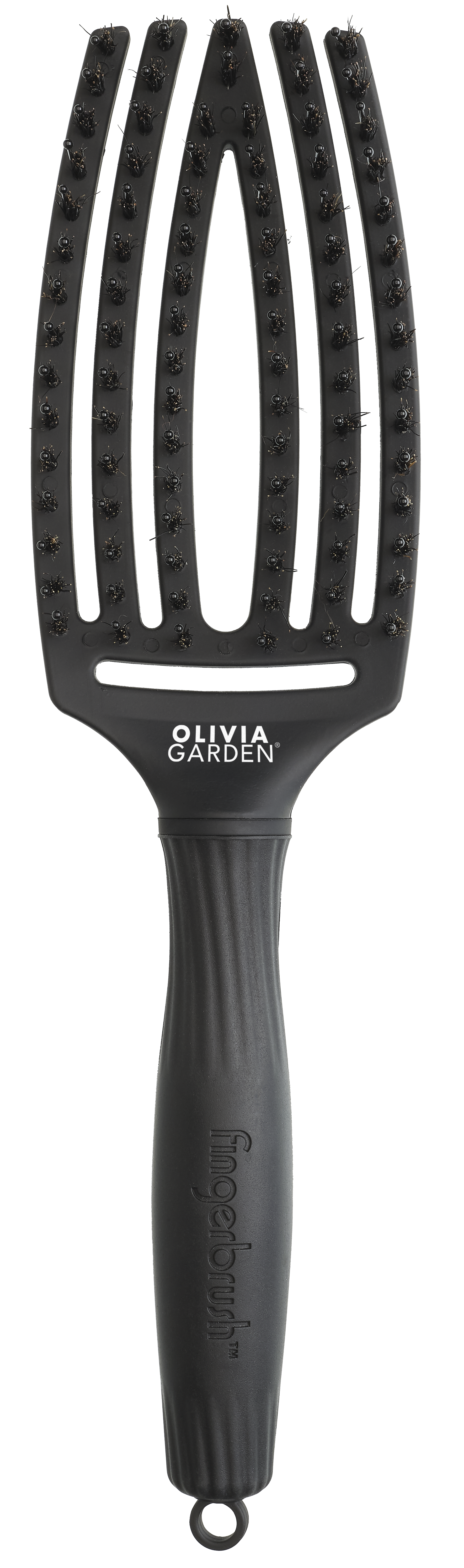 Olivia Garden Fingerbrush Combo Full Black Medium