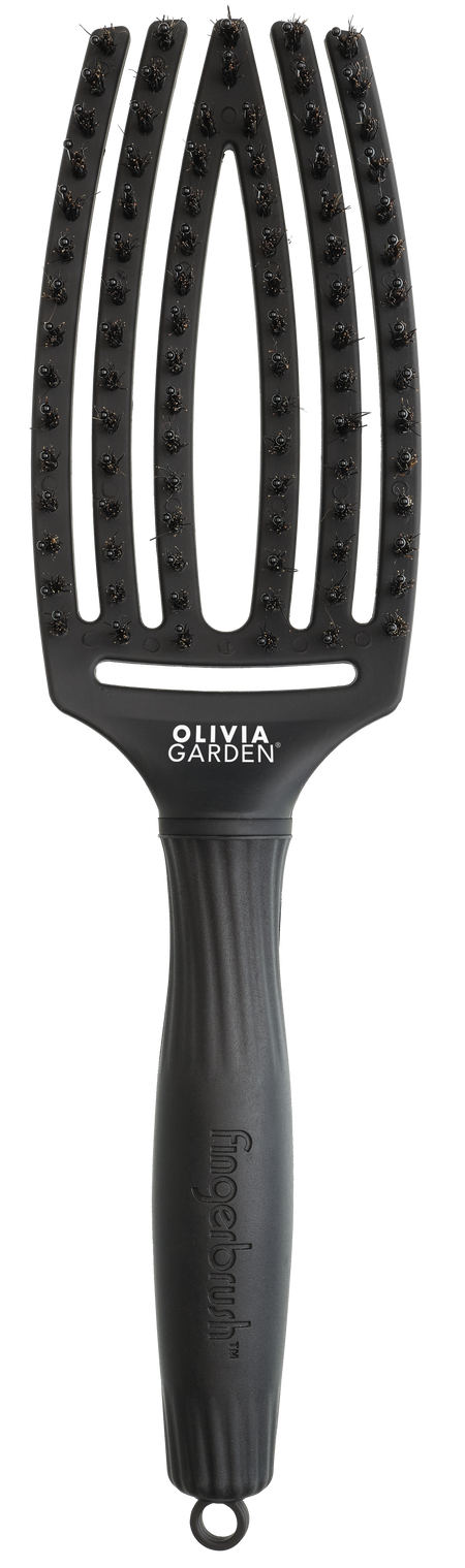 Olivia Garden Fingerbrush Combo Full Black Medium