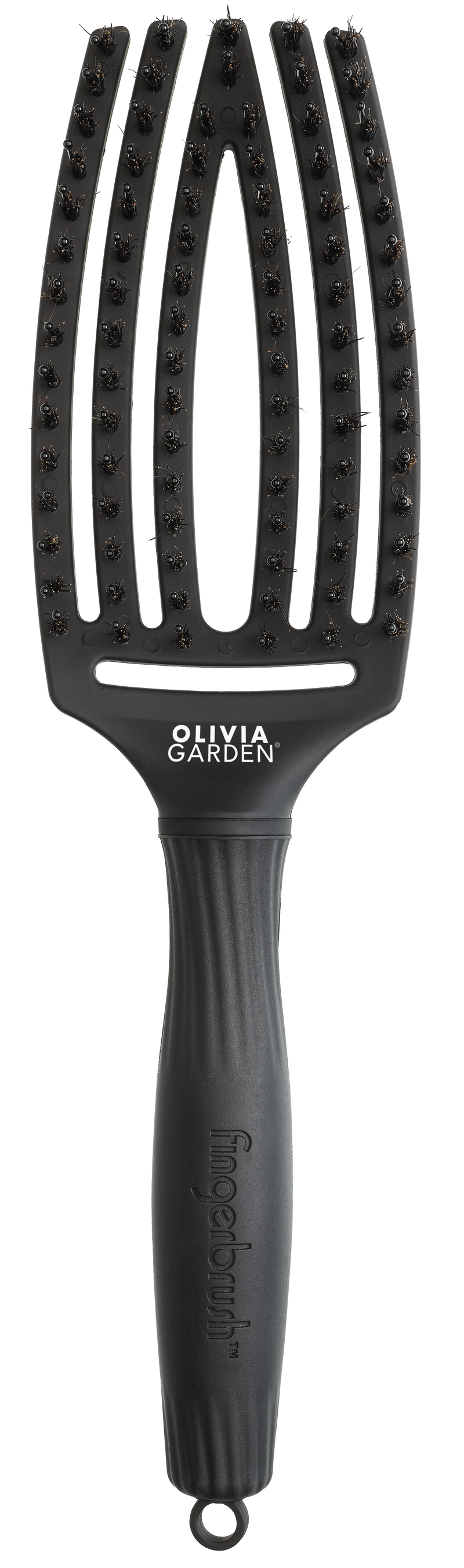 Olivia Garden Fingerbrush Combo Full Black Medium