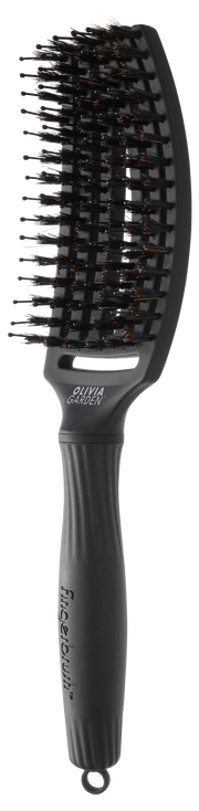 Olivia Garden Fingerbrush Combo Full Black Medium