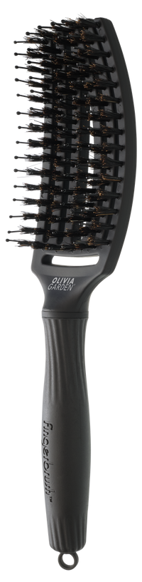 Olivia Garden Fingerbrush Combo Full Black Medium