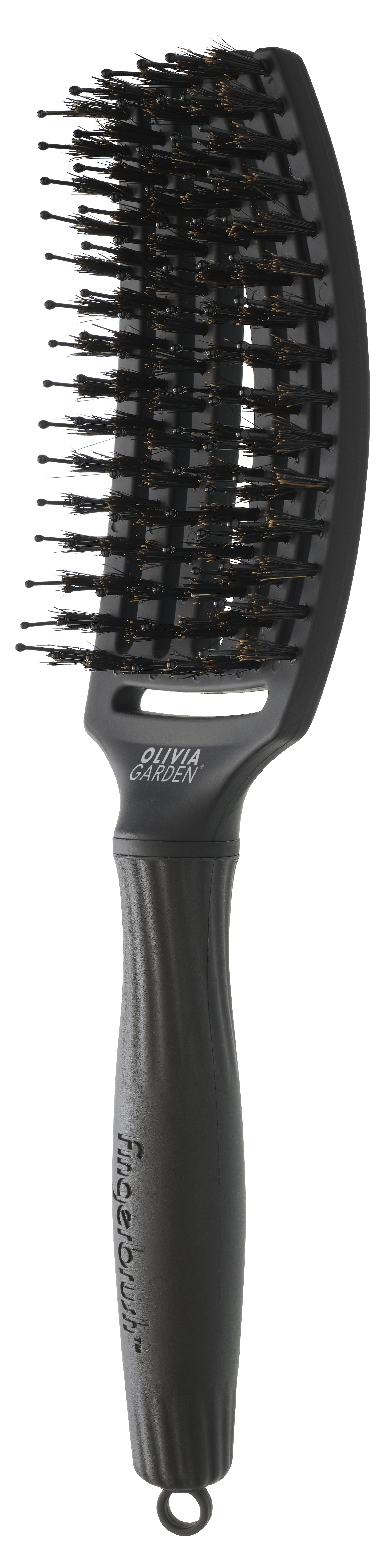 Olivia Garden Fingerbrush Combo Full Black Medium