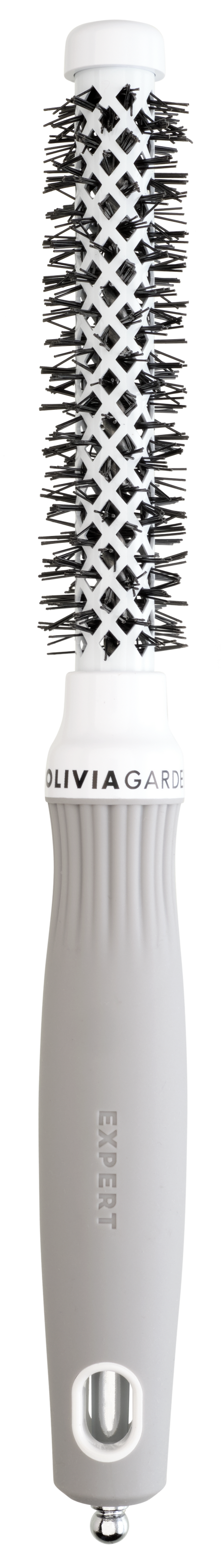 Olivia Garden Expert Blowout Shine Brush White and Grey 15mm