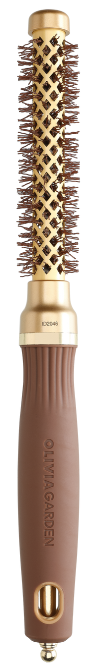 Olivia Garden Expert Blowout Shine Brush Gold and Brown 15mm