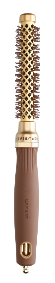 Olivia Garden Expert Blowout Shine Brush Gold and Brown 15mm