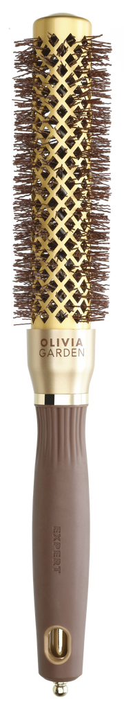Olivia Garden Expert Blowout Speed Wavy Bristles Gold & Brown 25mm