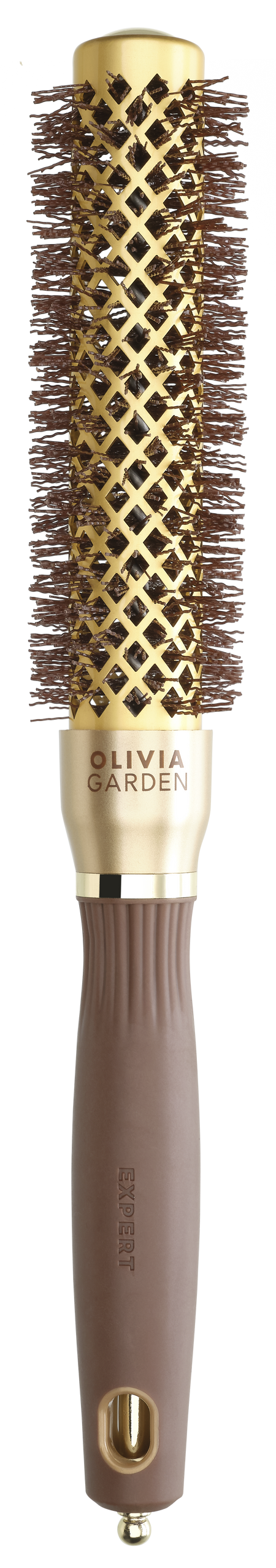 Olivia Garden Expert Blowout Speed Wavy Bristles Gold & Brown 25mm
