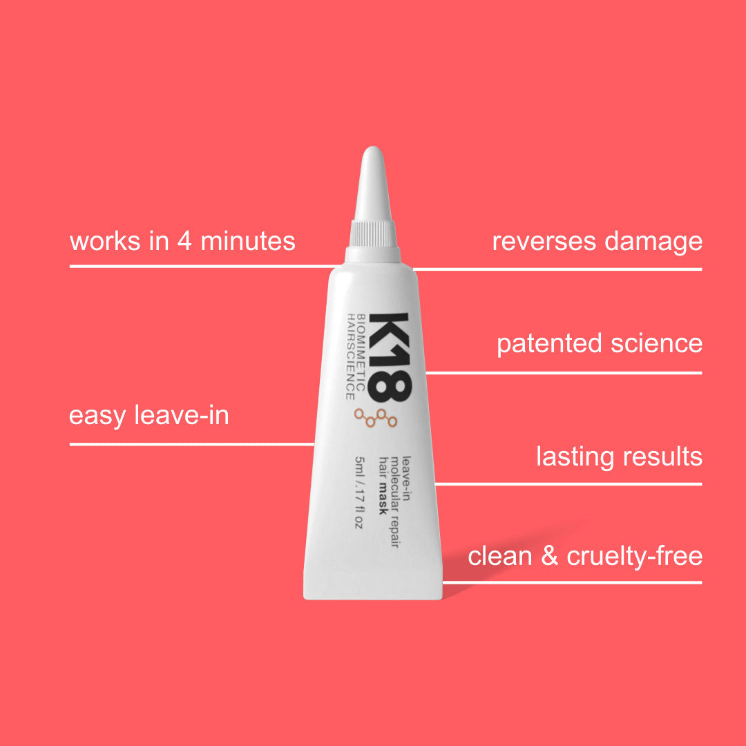 K18 Leave-In Molecular Repair Hair Mask 5ml