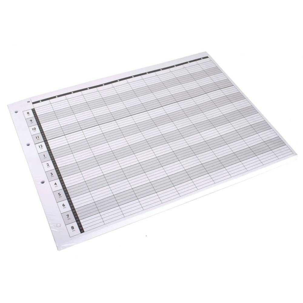 LL12 - Agenda Loose Leaf Refill Pages - 12 Assistant (100pcs)