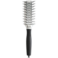Olivia Garden Essential Style Double Tunnel Nylon Bristle Silver